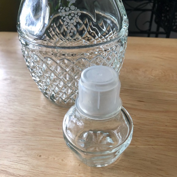 Vintage 80s Princess House 10” Inch Glass Wine Decanter w/ Stopper - Picture 9 of 14